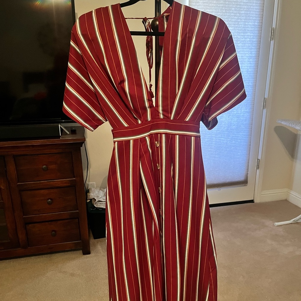 Midi Open Back Dress